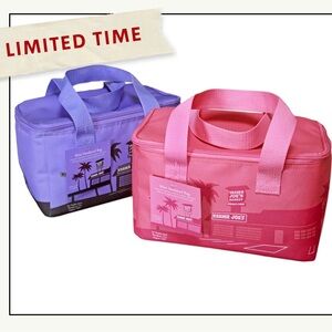 Trader Joe’s PINK Women's Insulated Mini Lunch Bag Tote